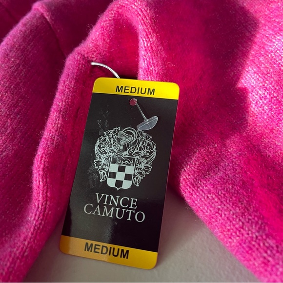NWT Vince Camuto Paradox Women Pink Long Sleeve Light Wt Sweater size medium - Picture 11 of 14
